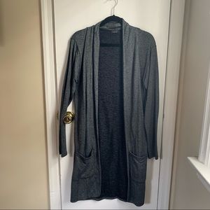 Zara Man — grey longline cardigan — Men’s M